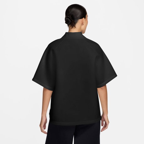 NIKE - Nsw Pregame Fleece Polo Kadın Siyah Tişört (1)