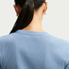 NIKE - Nsw Rib Tight Ss Tee Kadın Mavi Tişört (1)