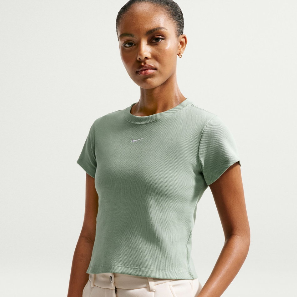 Nsw Rib Tight Ss Tee Kadın Tişört
