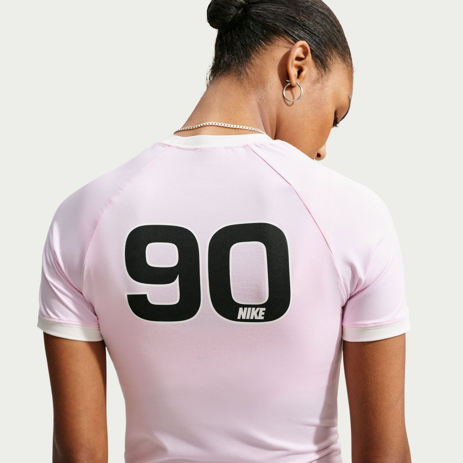 Nsw Ss Fitted Top Kadın Pembe Tişört