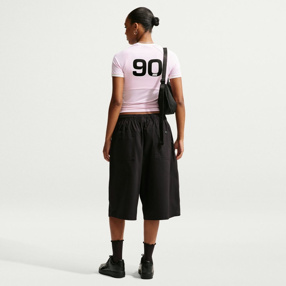 Nsw Ss Fitted Top Kadın Pembe Tişört