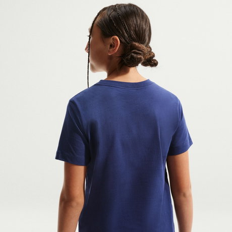 NIKE - Nsw Tee Boxy Hoops Çocuk Mavi Tişört (1)