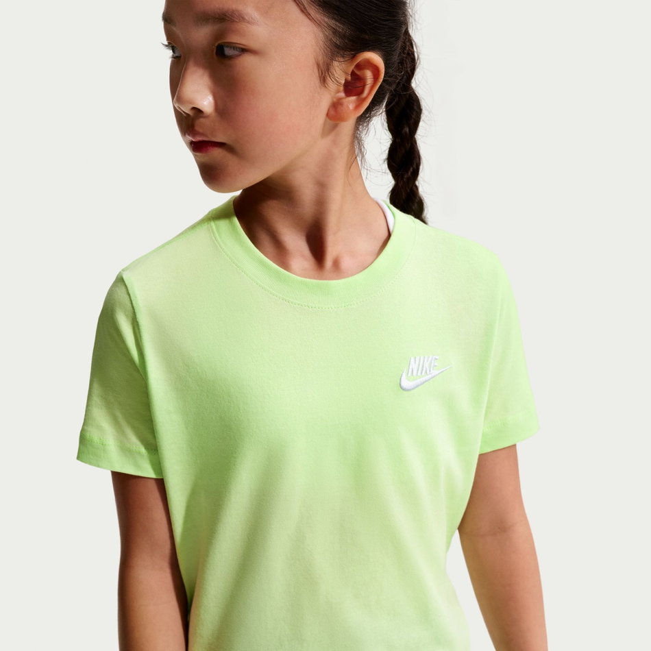Nsw Tee Emb Futura Çocuk Yeşil Tişört
