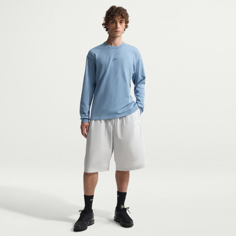 NIKE - Nsw Tee Ls Premium Essential Erkek Mavi Sweatshirt