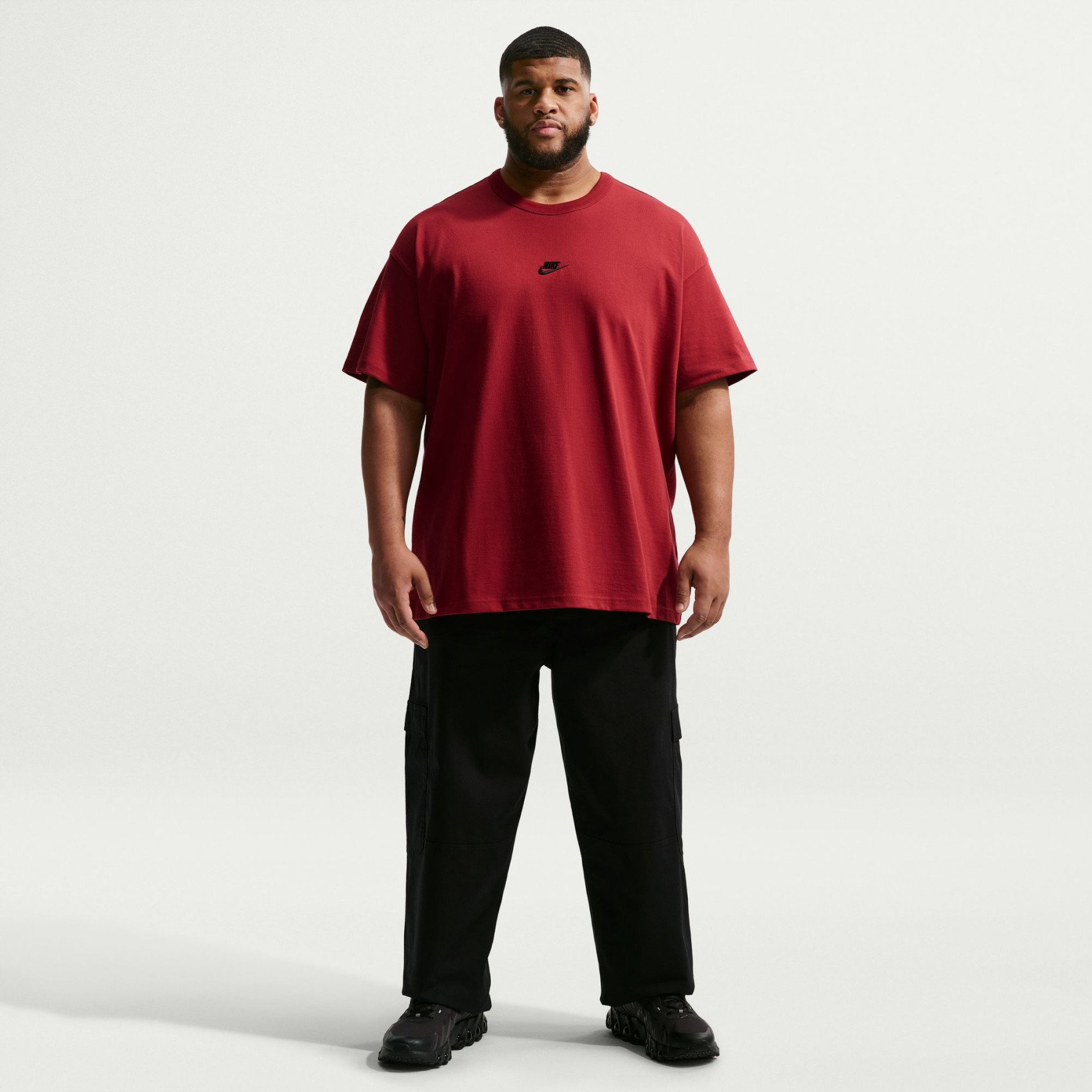 Nike Nsw Tee Premium Essential Erkek Bordo Tişört IH1121-613
