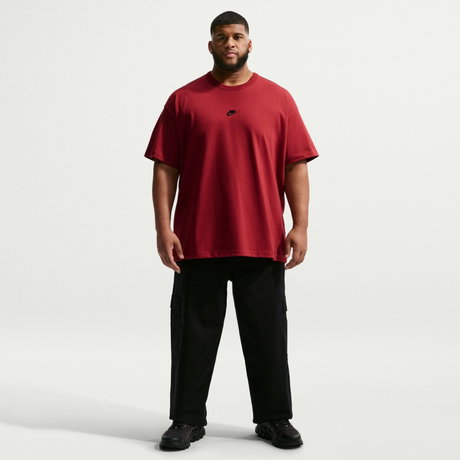 NIKE - Nsw Tee Premium Essential Erkek Bordo Tişört