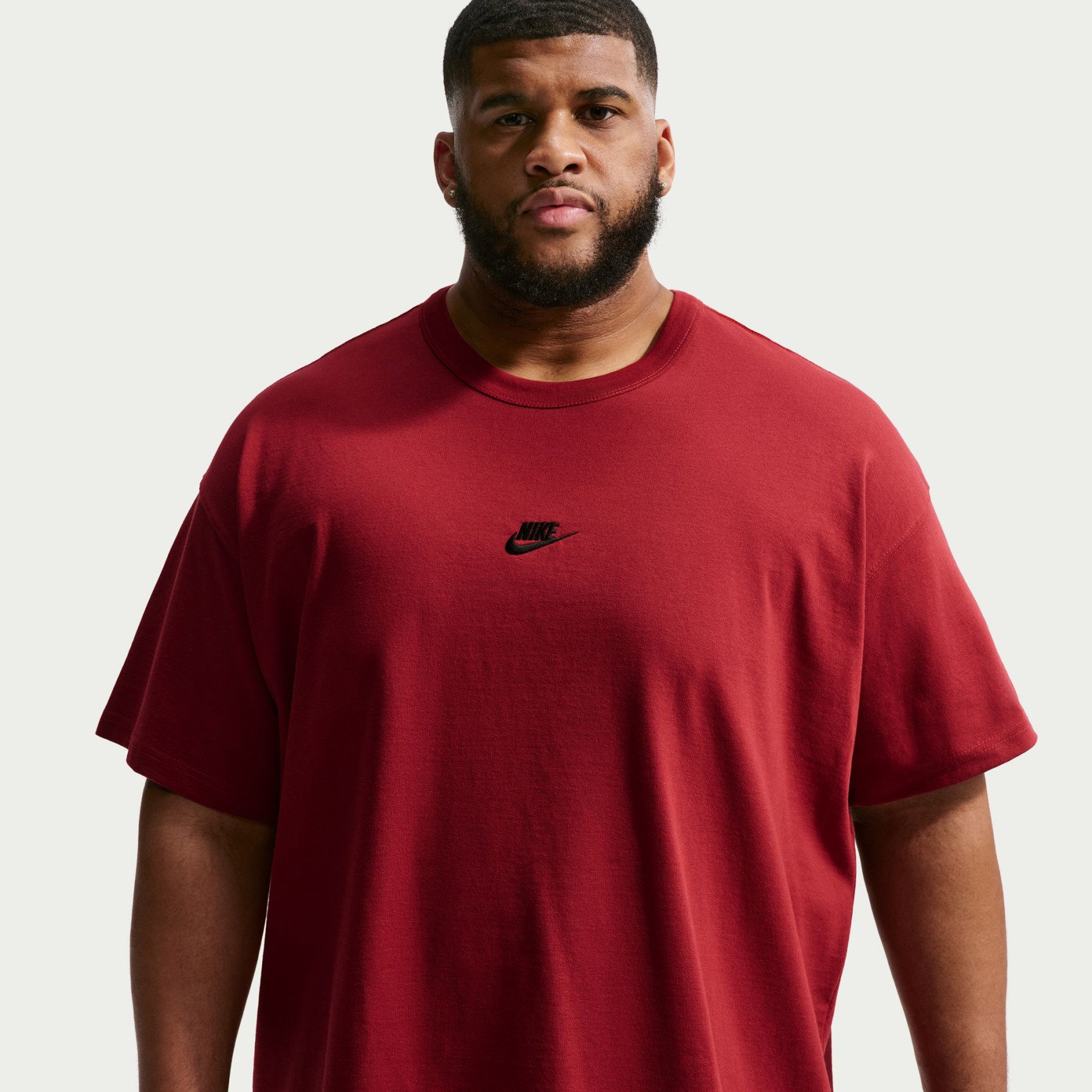 Nike Nsw Tee Premium Essential Erkek Bordo Tişört IH1121-613