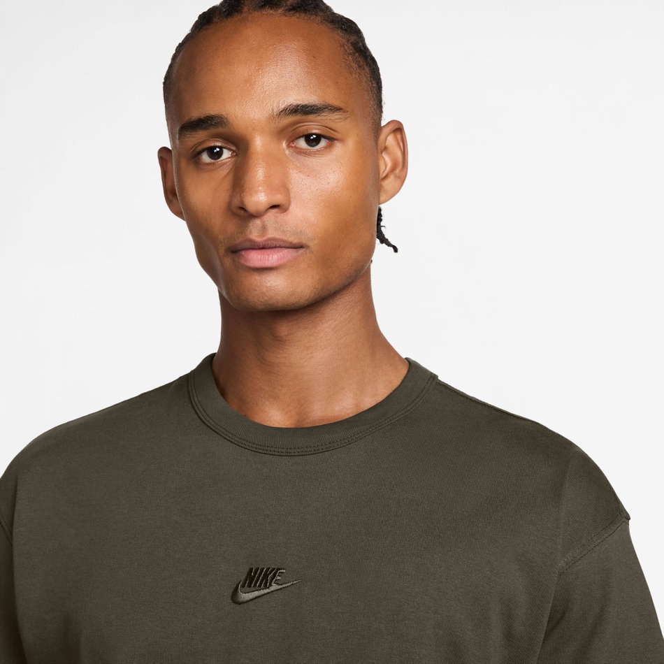 Nsw Tee Premium Essential Erkek Kahverengi Tişört
