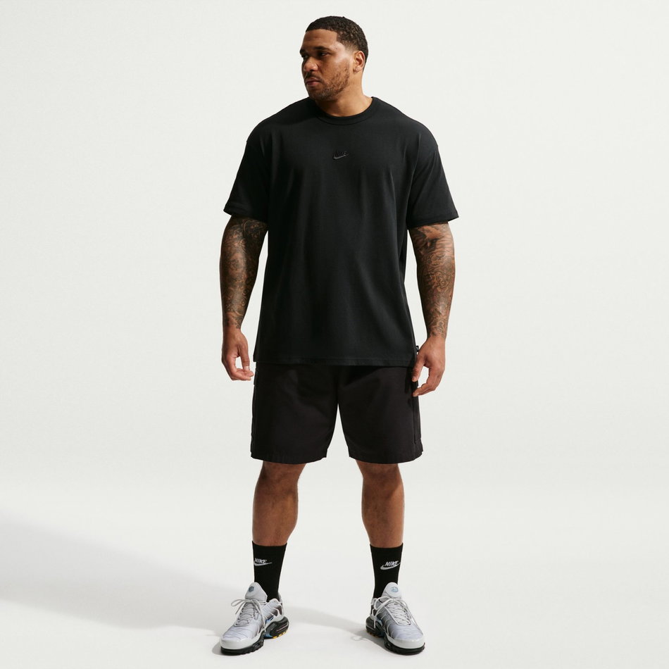 Nsw Tee Premium Essential Erkek Siyah Tişört