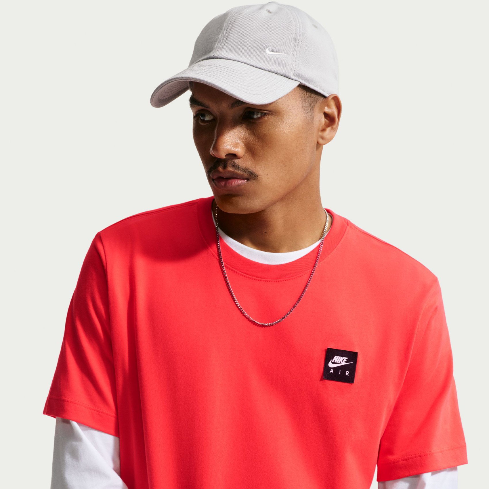 Nike Nsw Tee Std Air Patch Erkek Kırmızı Tişört IO9514-696