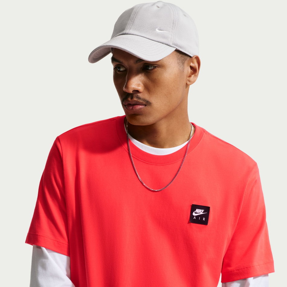 Nsw Tee Std Air Patch Erkek Kırmızı Tişört
