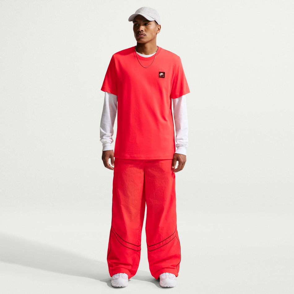 Nsw Tee Std Air Patch Erkek Kırmızı Tişört