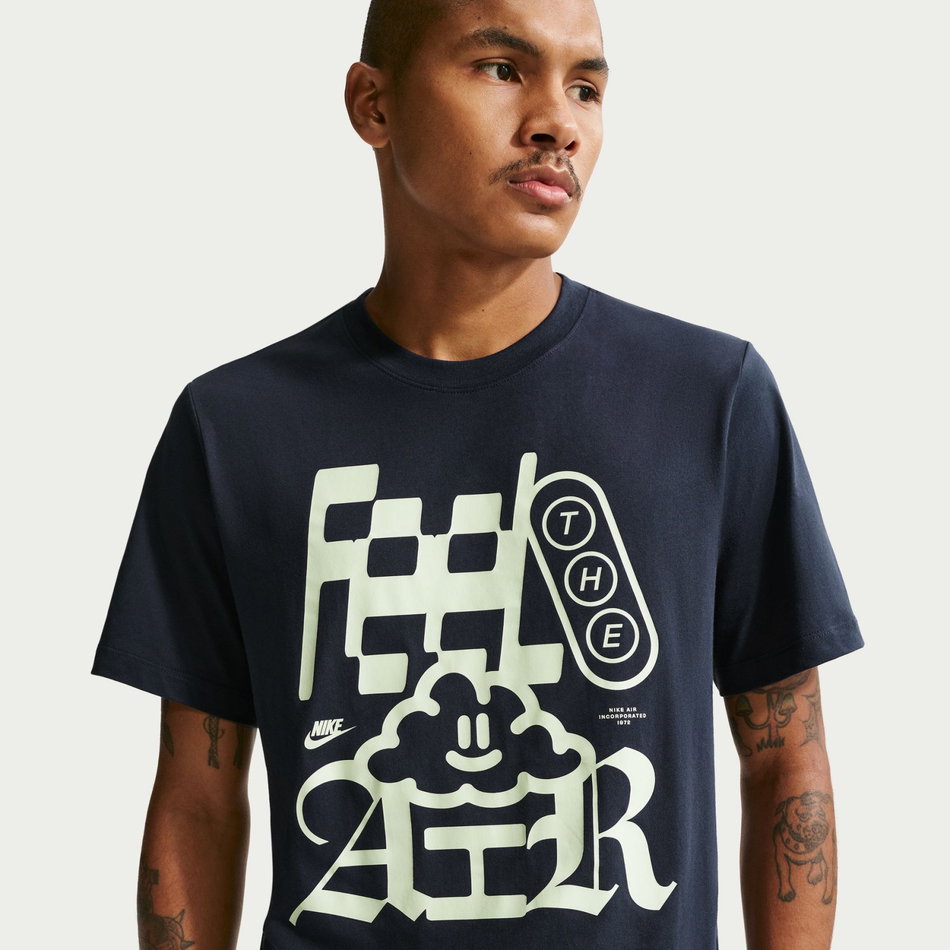 Nsw Tee Std Cloud Air Erkek Mavi Tişört