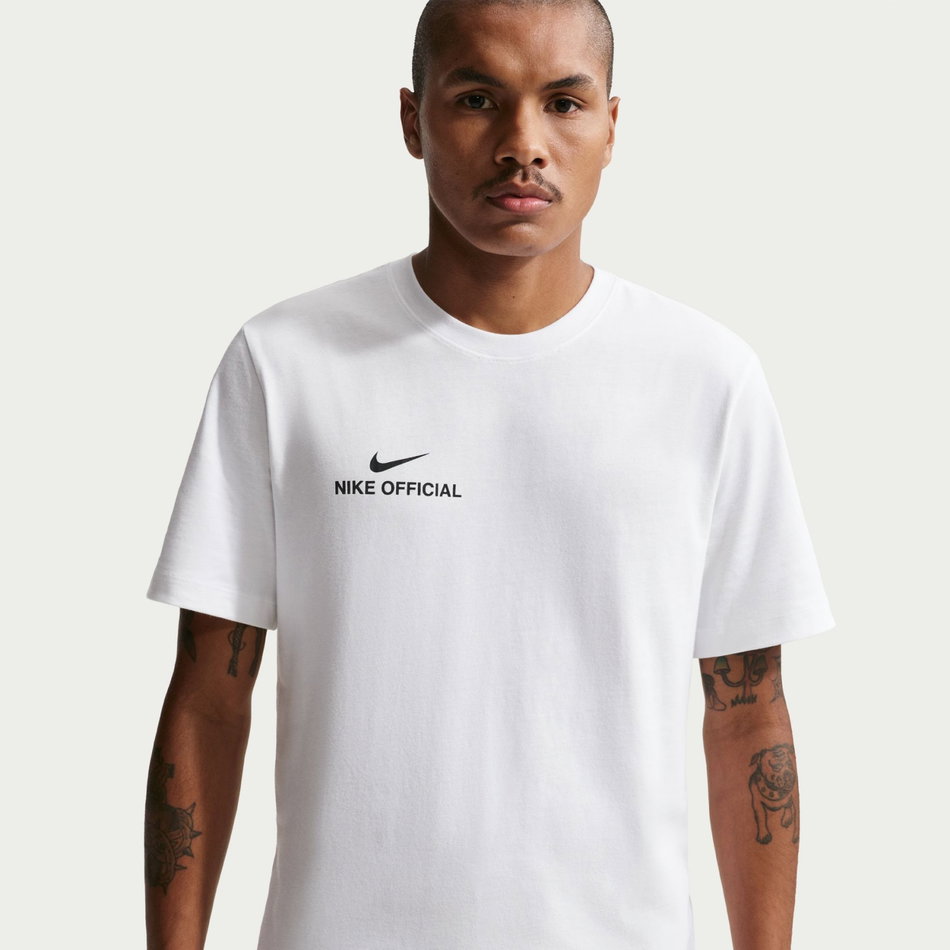 Nsw Tee Std Nike Official Erkek Beyaz Tişört