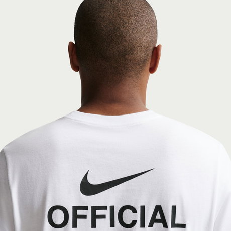 NIKE - Nsw Tee Std Nike Official Erkek Beyaz Tişört (1)