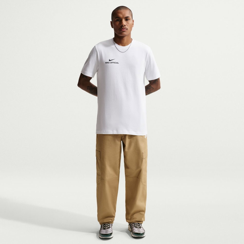 Nsw Tee Std Nike Official Erkek Beyaz Tişört
