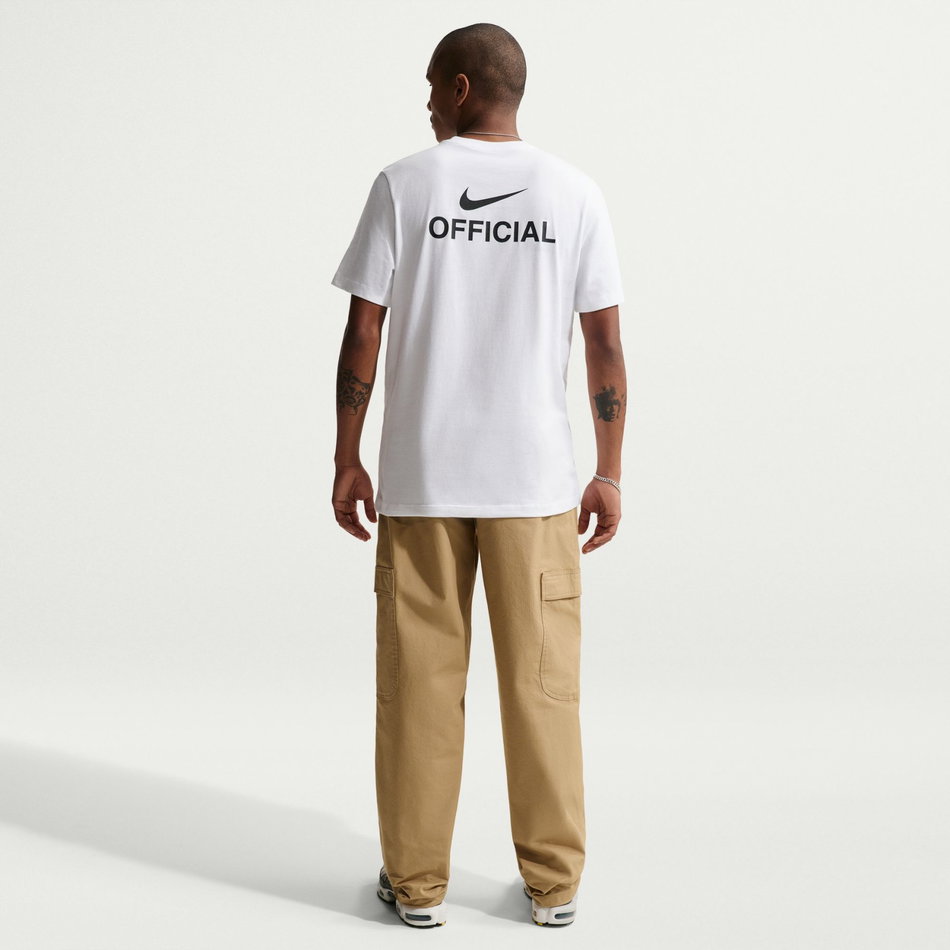 Nsw Tee Std Nike Official Erkek Beyaz Tişört