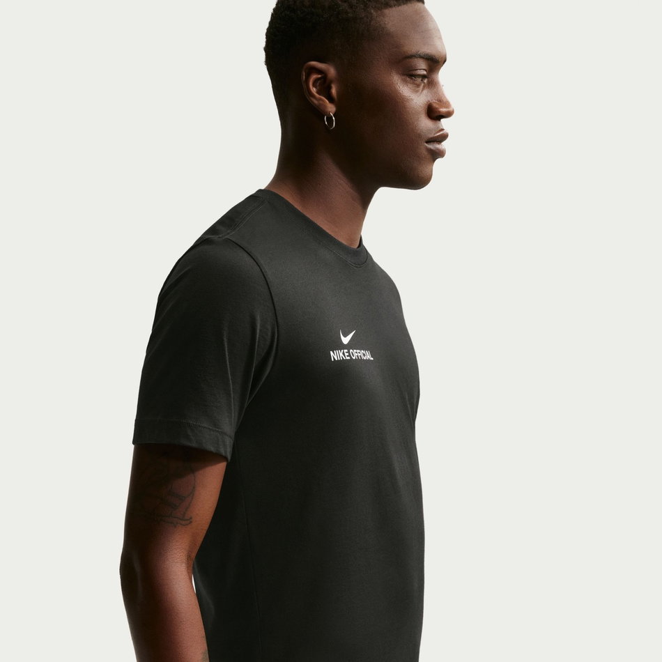 Nsw Tee Std Nike Official Erkek Siyah Tişört