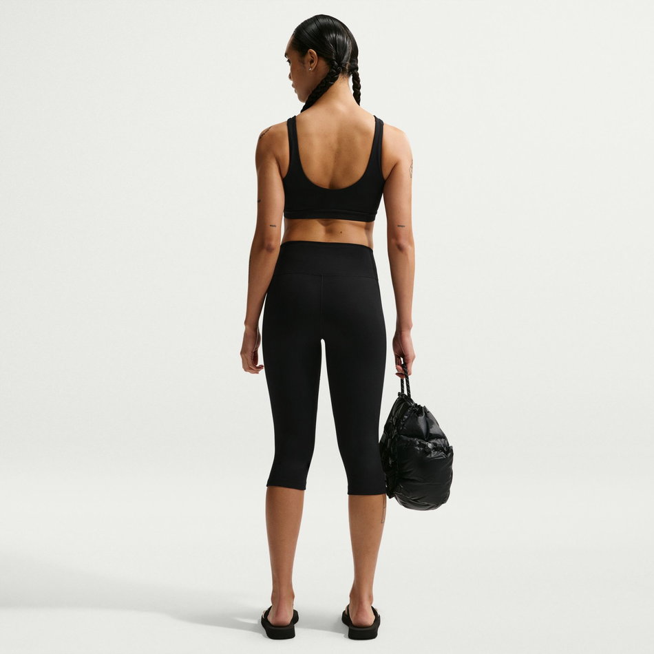 Nike One Bra Capsule Pedli Kadın Siyah Sporcu Sütyeni