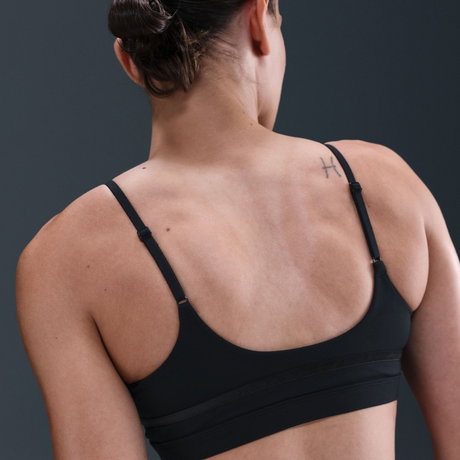 NIKE - Nike One Bra Sport Ho Pedli Kadın Siyah Sporcu Sütyeni (1)