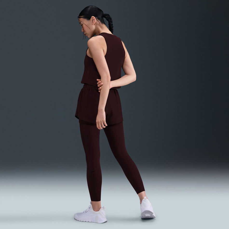 One Classic Dri-FIT Crop Tank Kadın Bordo Atlet
