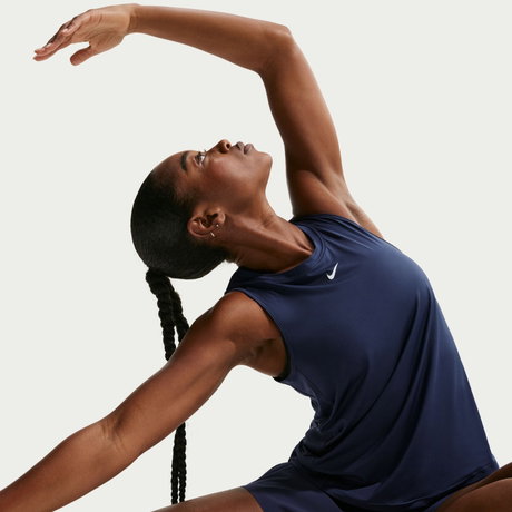 NIKE - One Classic Dri-FIT Tank Kadın Mavi Atlet