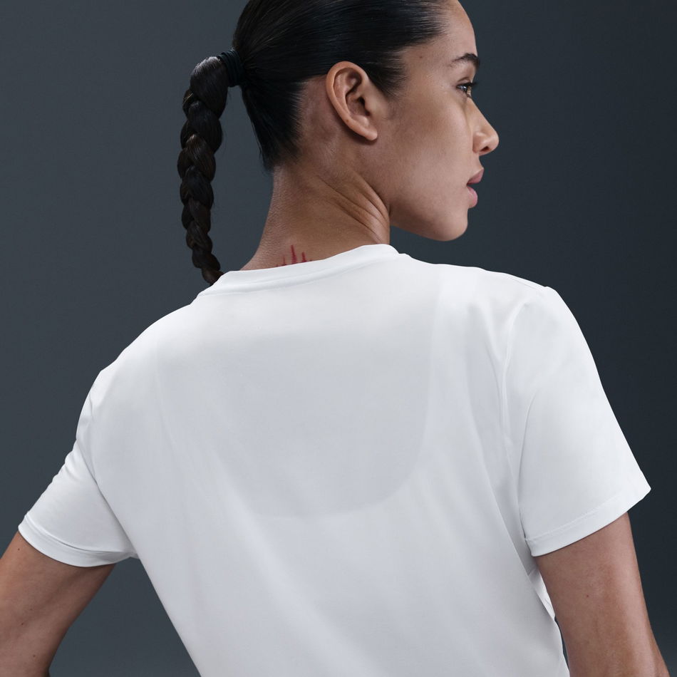 One Classic Dri-FIT Twist SS Top Kadın Beyaz Tişört