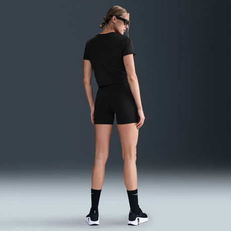 NIKE - One Classic Dri-FIT Twist SS Top Kadın Siyah Tişört (1)