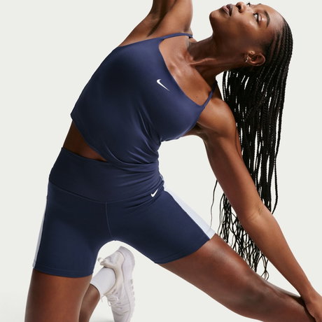 NIKE - One Dri-FIT Bra Tank Kadın Mavi Atlet