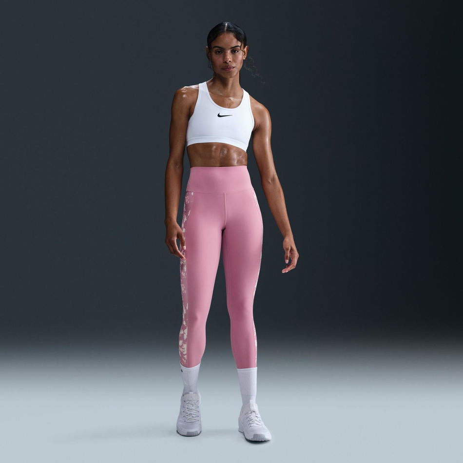 One Dri-FIT High Rise 7/8 Tight Aop Kadın Pembe Tayt