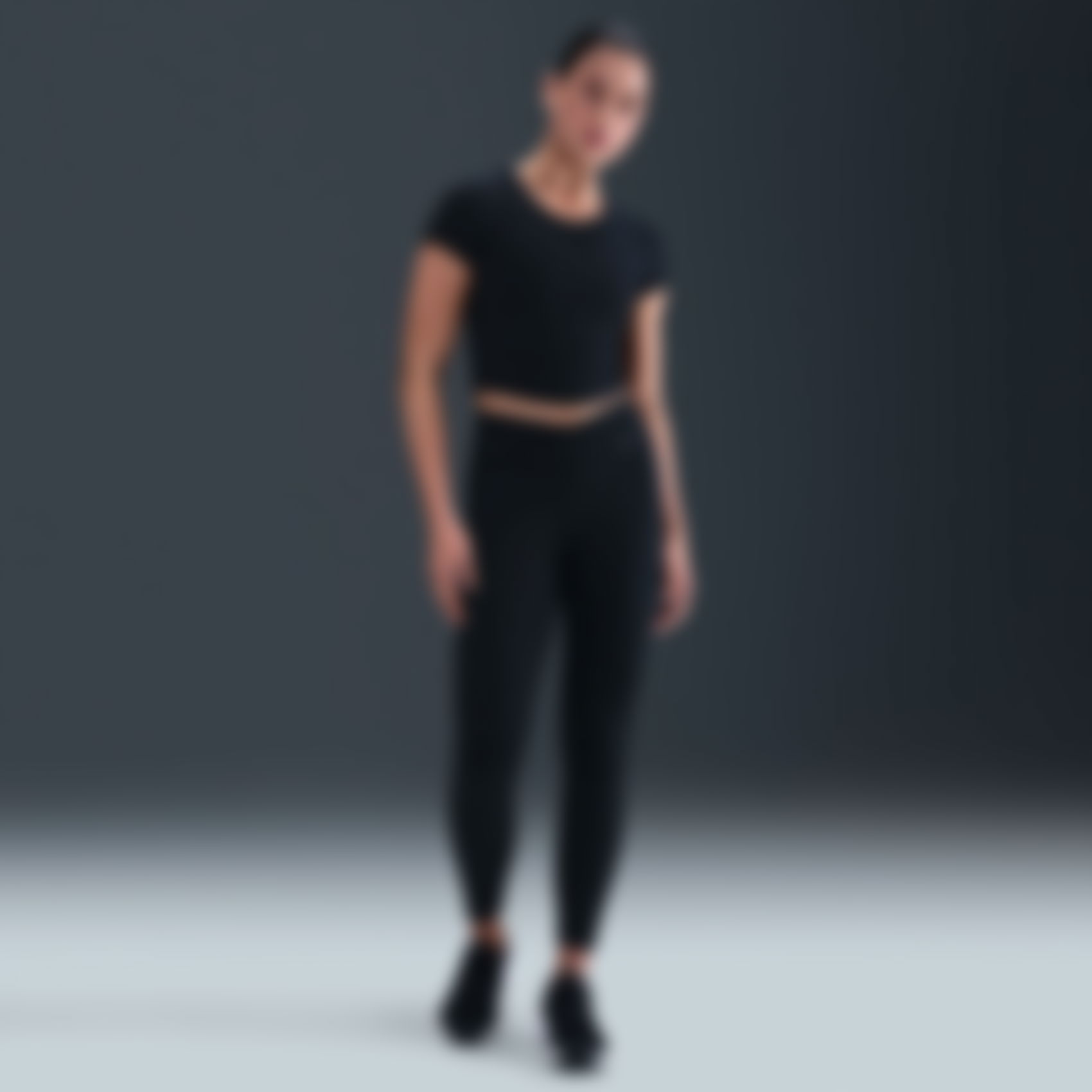 NIKE - One Dri-FIT HR 7/8 Tight Kadın Siyah Tayt