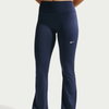NIKE - One Dri-FIT Hr Tight Flare Kadın Mavi Eşofman Altı (1)