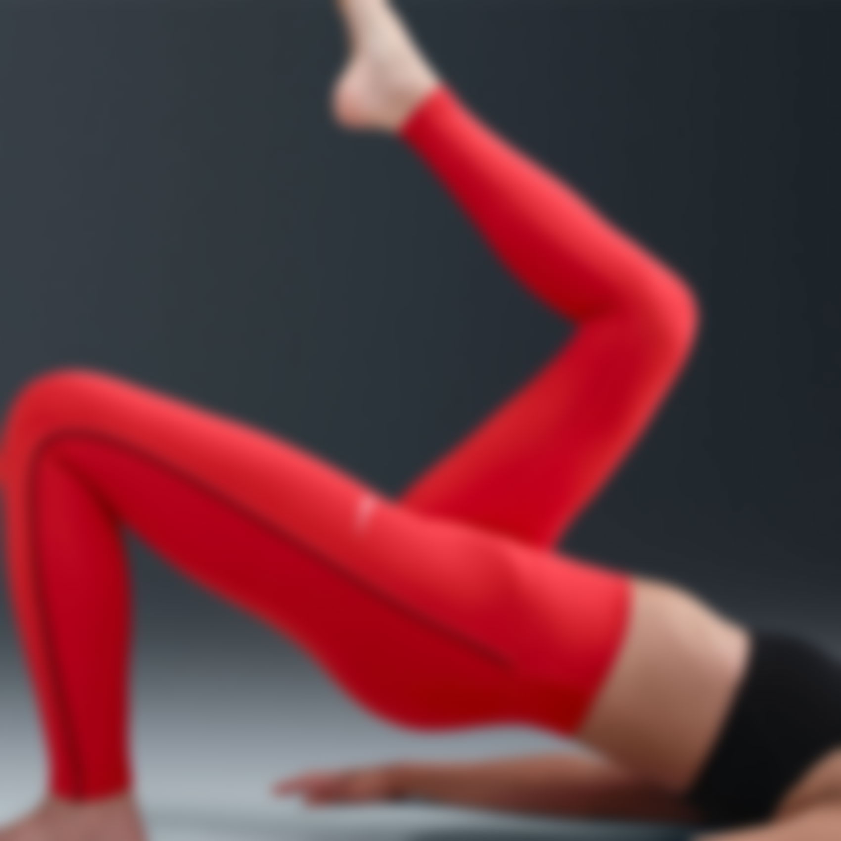 NIKE - One Dri-FIT HR Tight Kadın Kırmızı Tayt