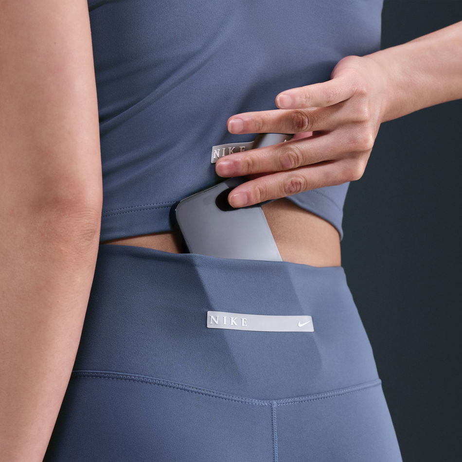 One Dri-FIT HR Tight Kadın Mavi Tayt