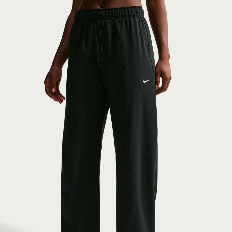 One Dri-FIT Woven Wide Leg Kadın Siyah Eşofman Altı