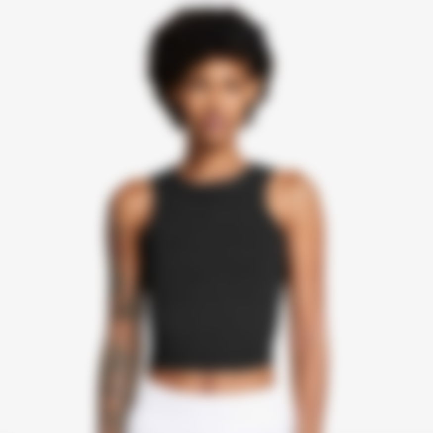 NIKE - One Fitted Dri-FIT Crop Tank Kadın Atlet (1)