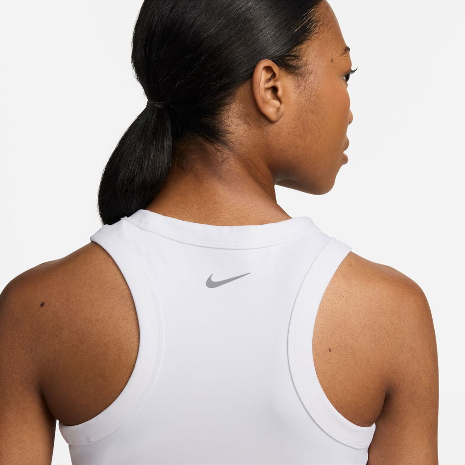 One Fitted Dri-FIT Crop Tank Kadın Beyaz Atlet