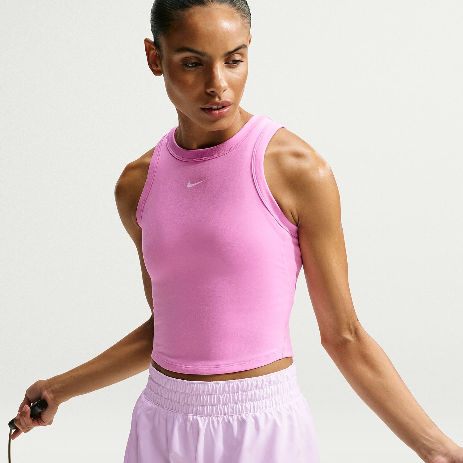 Женские  Nike One Fitted Dri-FIT Crop Tank Atlet