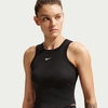 NIKE - One Fitted Dri-FIT Crop Tank Kadın Siyah Atlet (1)