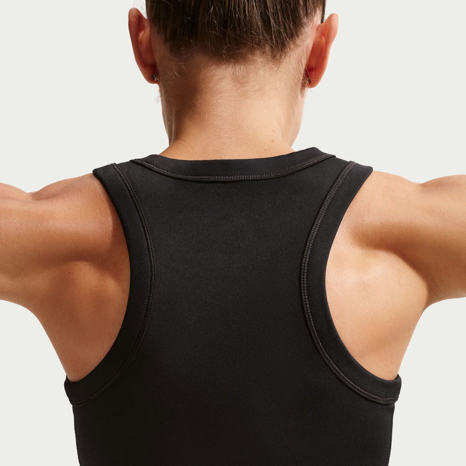 One Fitted Dri-FIT Crop Tank Kadın Siyah Atlet