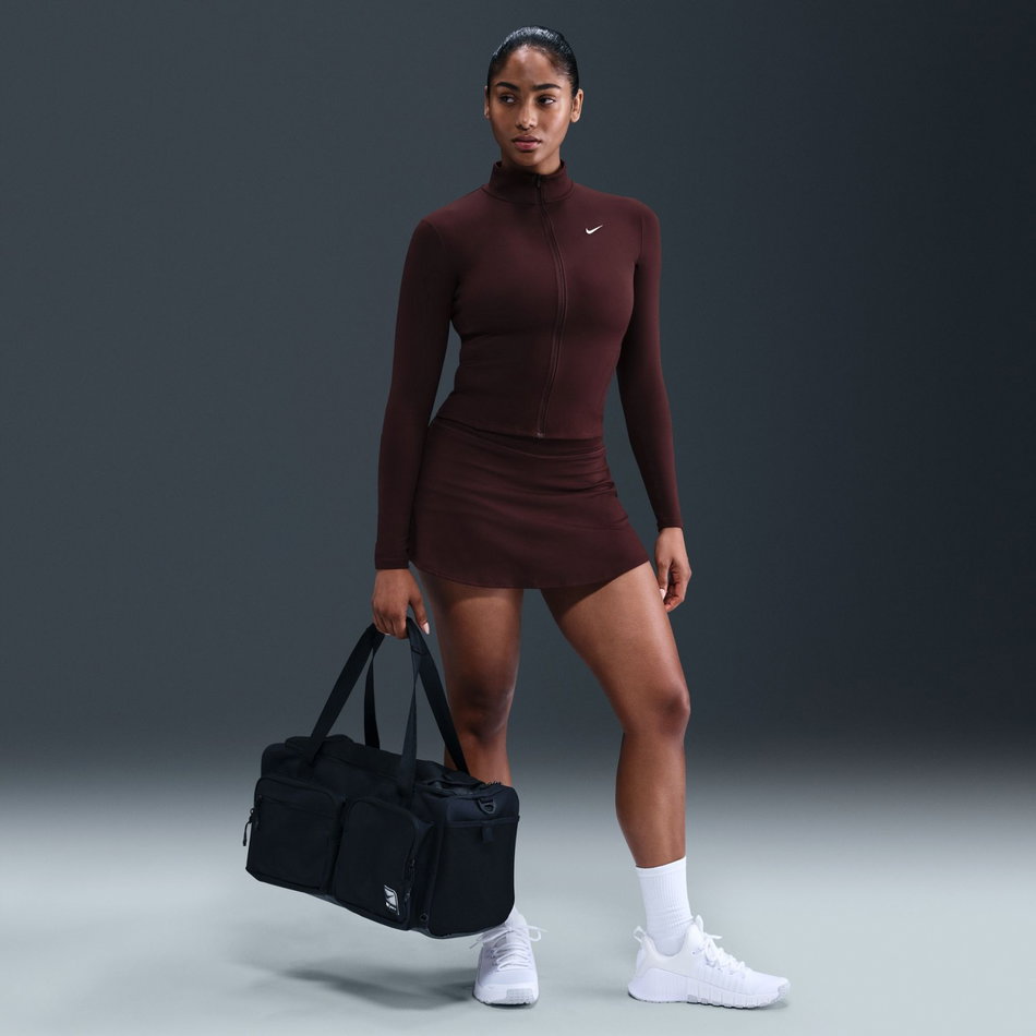 One Fitted Dri-FIT FZ Jacket Kadın Bordo Sweatshirt