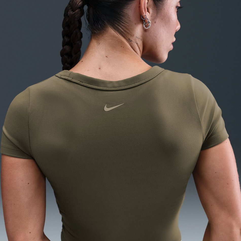 One Fitted Dri-FIT SS Top Kadın Yeşil Tişört