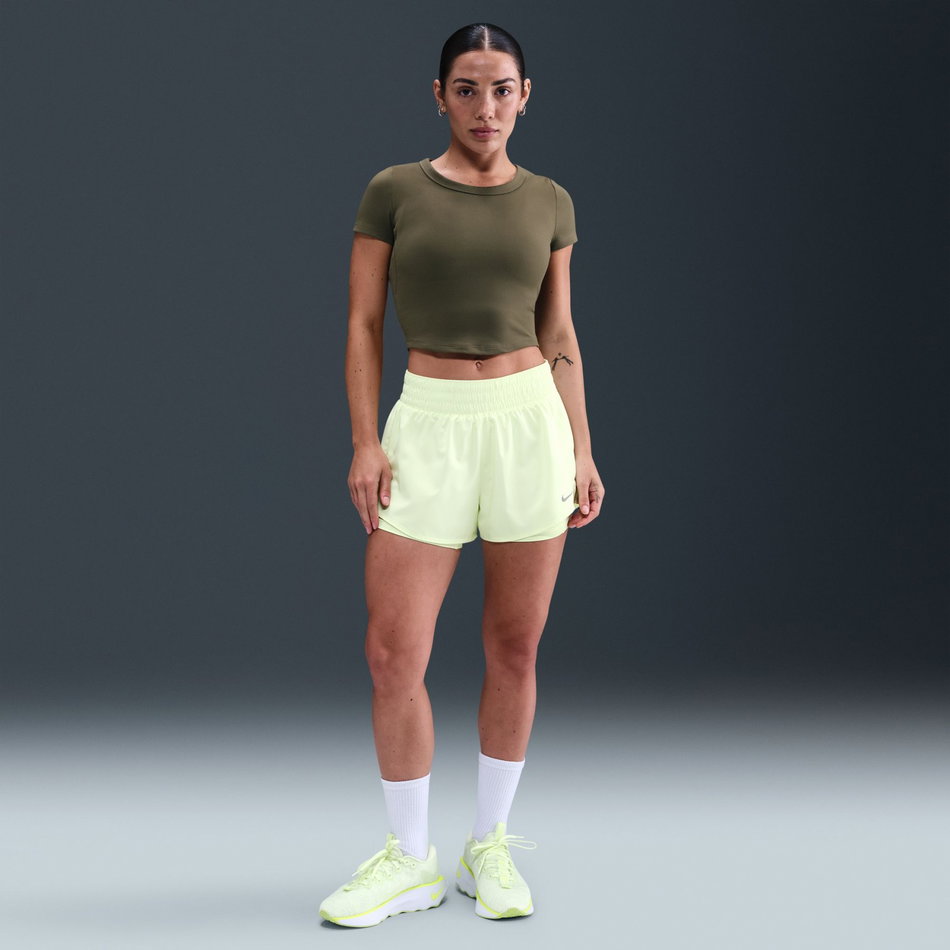 One Fitted Dri-FIT SS Top Kadın Yeşil Tişört