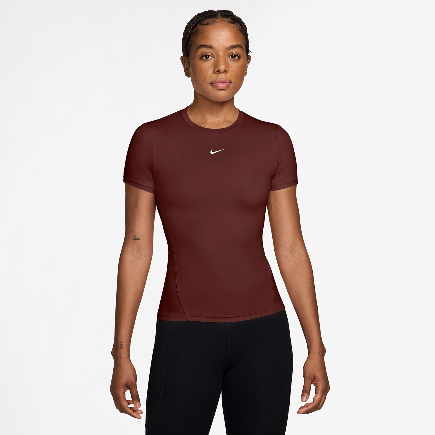 Женская футболка Nike One Fitted Ss Top