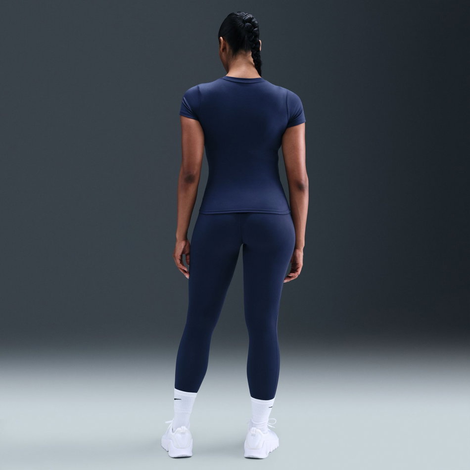 One Fitted Ss Top Kadın Mavi Tişört