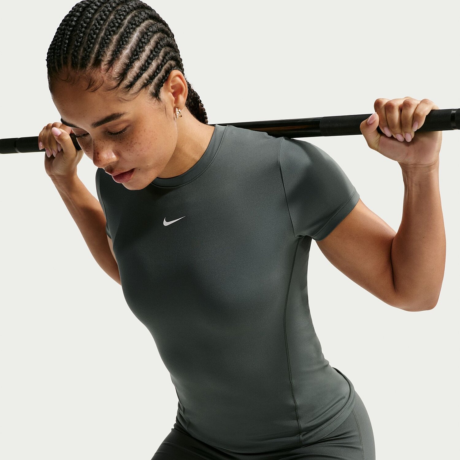 Женская футболка Nike One Fitted Ss Top