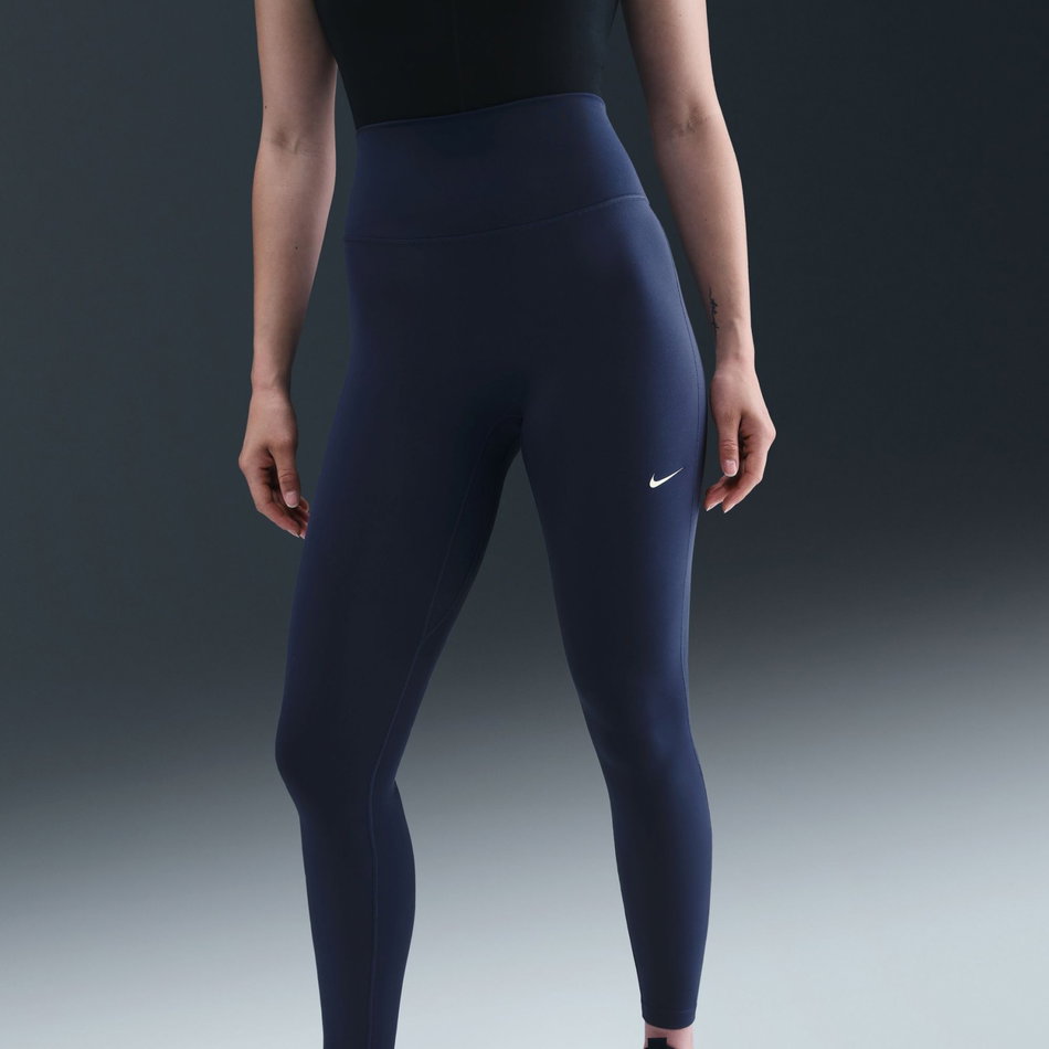 One Seamless Front Dri-FIT HR Tight Kadın Lacivert Tayt