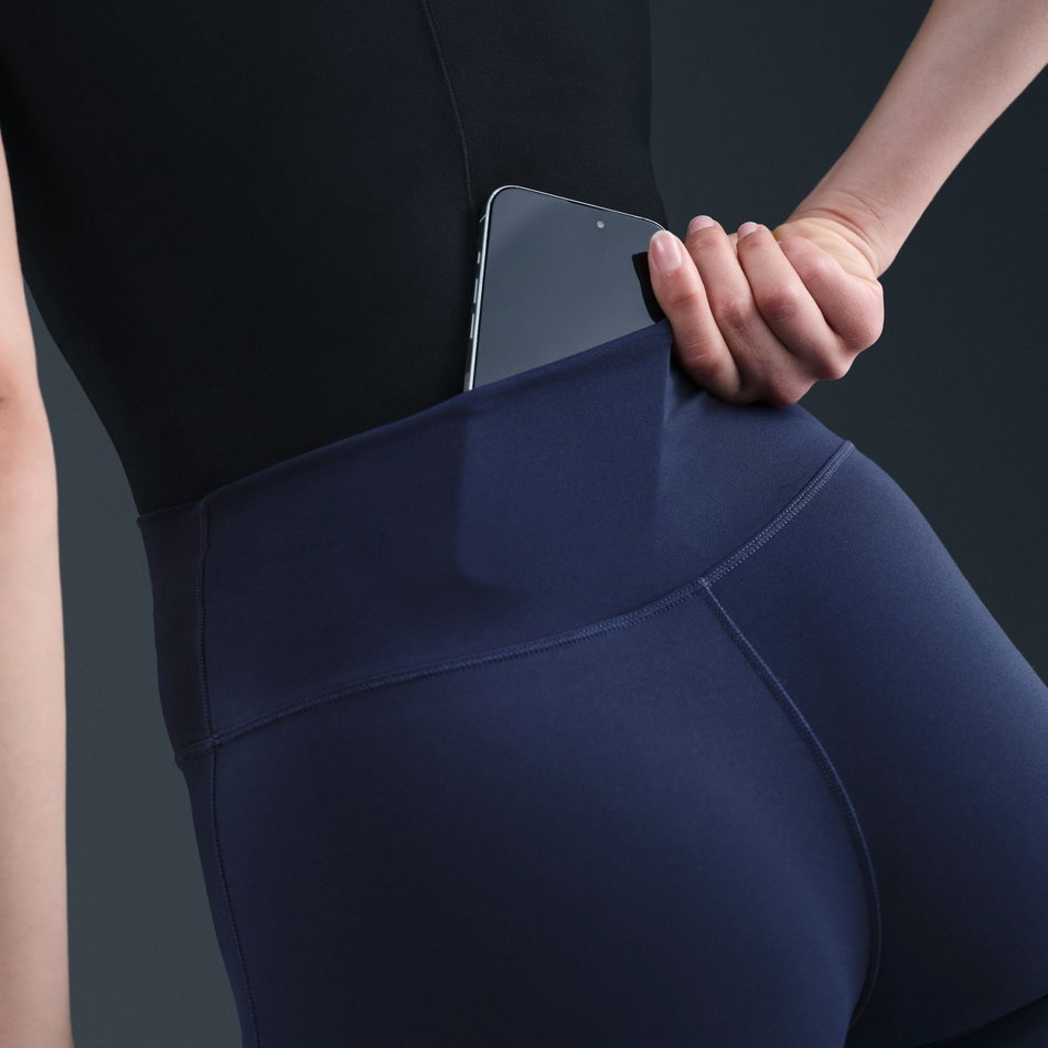 One Seamless Front Dri-FIT HR Tight Kadın Lacivert Tayt
