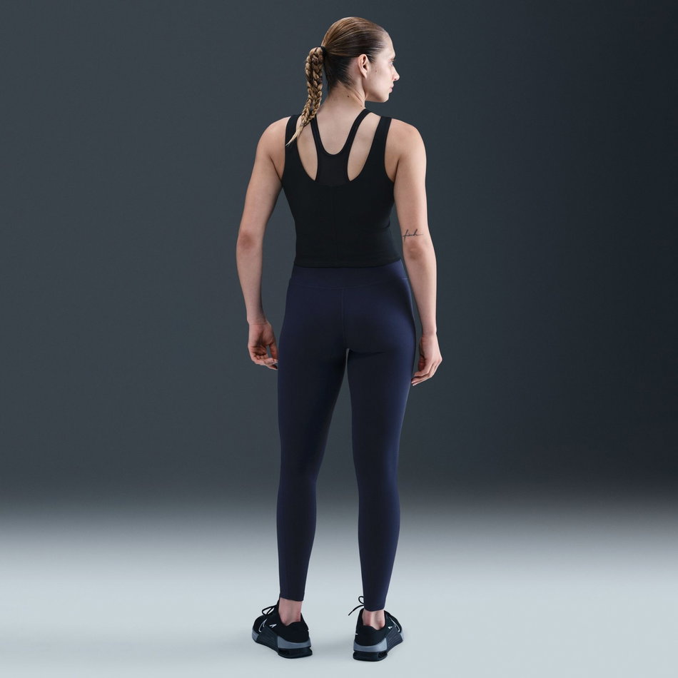 One Seamless Front Dri-FIT HR Tight Kadın Lacivert Tayt