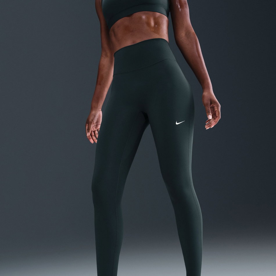 One Seamless Front Dri-FIT HR Tight Kadın Yeşil Tayt